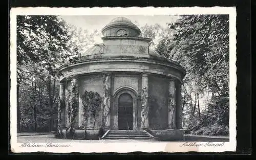 AK Potsdam, Sanssouci, Antiken-Tempel