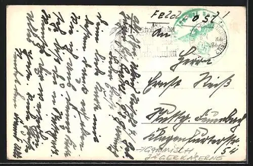 AK Garmisch-Partenkirchen, Eingang zu den Jägerkasernen