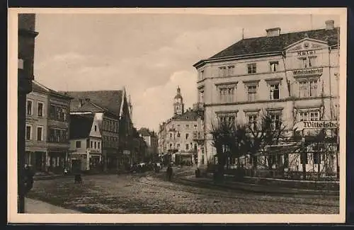 AK Ingolstadt, Hotel Wittelsbacher Hof in der Donaustrasse