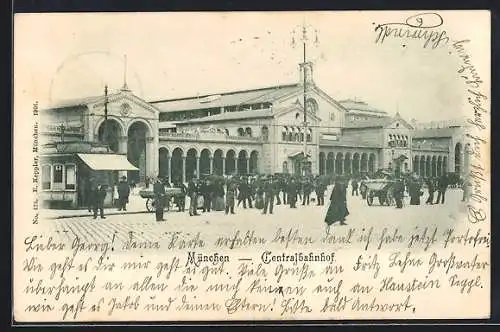 AK München, Centralbahnhof