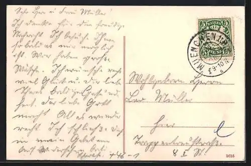 AK München, Isartor mit Strassenbahn