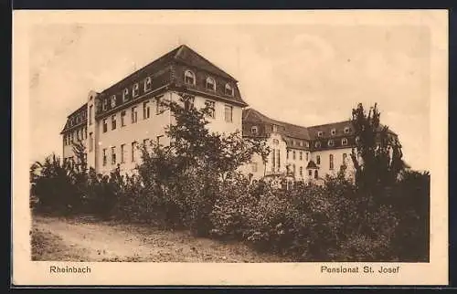 AK Rheinbach bei Bonn, Lyzeum u. Studienanstalt Pensionat St. Josef