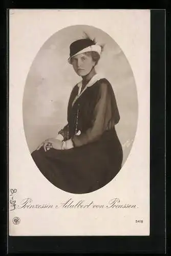 AK Prinzessin Adalbert von Preussen