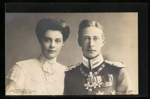 AK Kronprinz Wilhelm von Preussen mit Cecilie