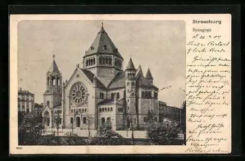 AK Strassburg, Synagoge