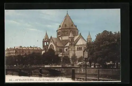 AK Strasbourg, La Synagogue