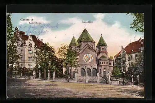 AK Chemnitz, Synagoge am Luisenhaus