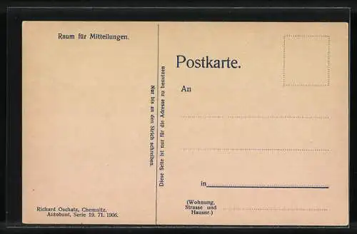 AK Chemnitz, Luisenhaus und Synagoge