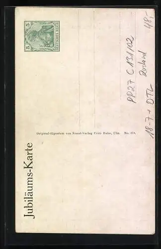 Künstler-AK Ganzsache PP27 C131 /02: Ulm / Donau, Luftreise des geflügelten Ulmer Schneiders 1811