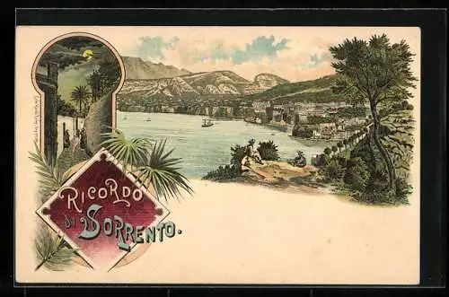 Lithographie Sorrento, Panorama generale