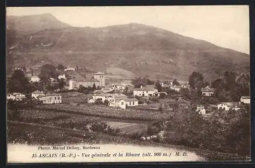 AK Ascain, vue générale avec la Rhune