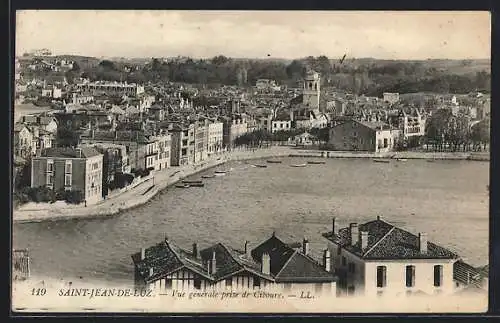 AK Saint-Jean-de-Luz, Vue generale prise de Ciboure