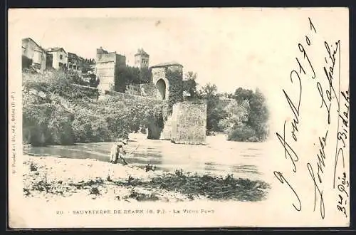 AK Sauveterre-de-Béarn, le vieux pont