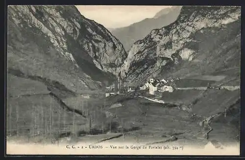 AK Urdos, Vue sur la Gorge du Portalet