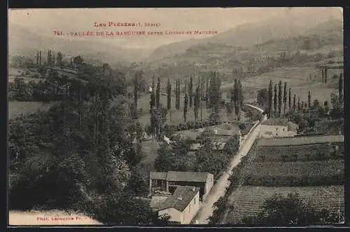 AK Loures /Barousse, Les Pyrénées, Vallée entre Loures et Maulèon