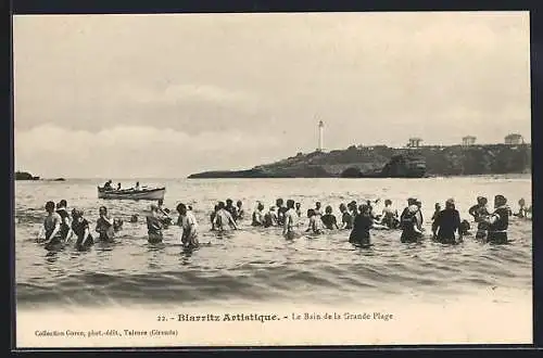 AK Biarritz, Le Bain de la Grande Plage