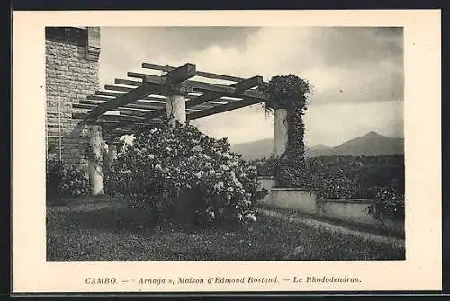 AK Cambo, Arnaga, Maison d`Edmond Rostant, Le Rhododendron