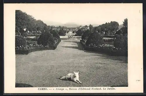 AK Cambo, Arnaga, Maison d`Edmond Rostand, Le Jardin