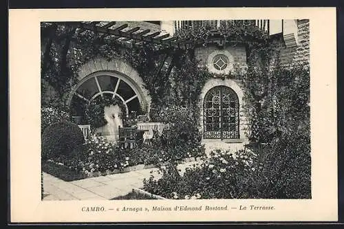 AK Cambo, Arnaga, Maison d'Edmond Rostand, La Terrasse