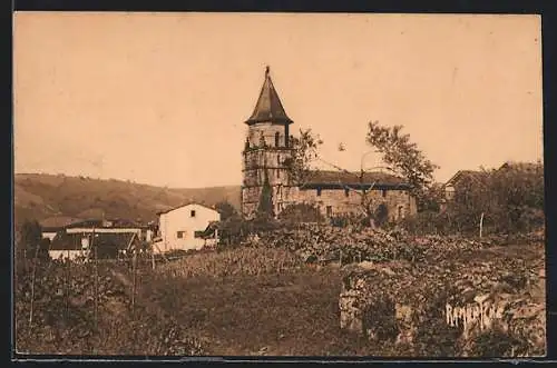 AK Ainhoa /Pays Basque, L`Eglise