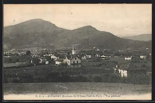 AK Ascarat, Environs de St-Jean-Pied-de-Port, Vue générale