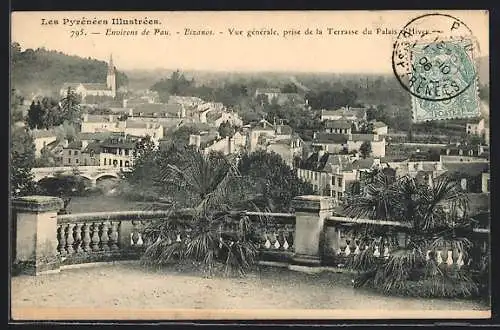 AK Bizanos /Pau, Vue générale, prise de la Terrasse du Palais d`Hiver