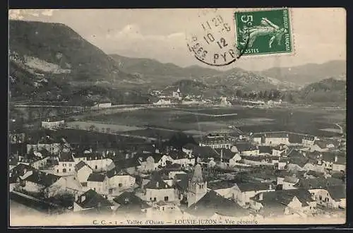 AK Louvie-Juzon /Vallée d`Ossau, Vue générale