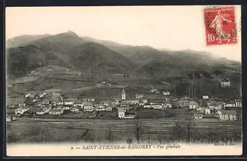 AK Saint-Étienne-de-Baigorry, Vue générale