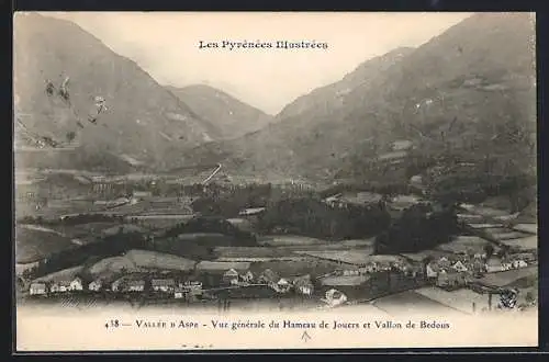 AK Hameau /Vallée d`Aspe, Vue générale de Jouers et Vallon de Bedous