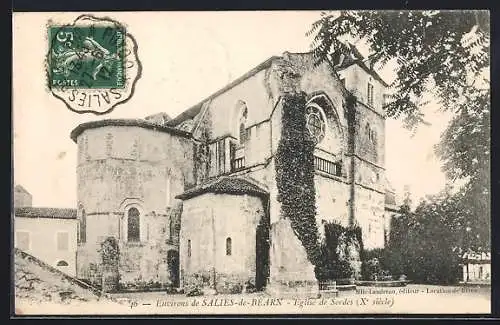 AK Sordes, église de Sordes de Xe siécle