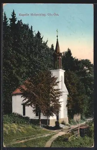 AK Schwarzenberg am Böhmerwald, Holzschlag, An der Kapelle