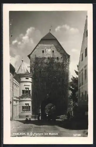 AK Haslach /O. Ö., Torturm mit Museum