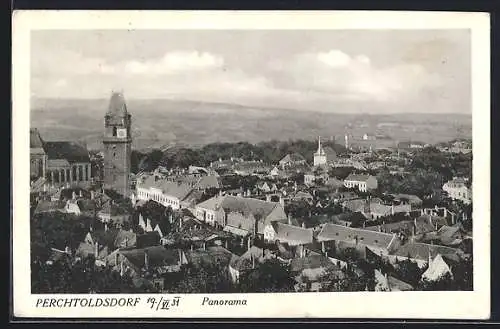 AK Perchtoldsdorf, Panorama aus der Vogelschau