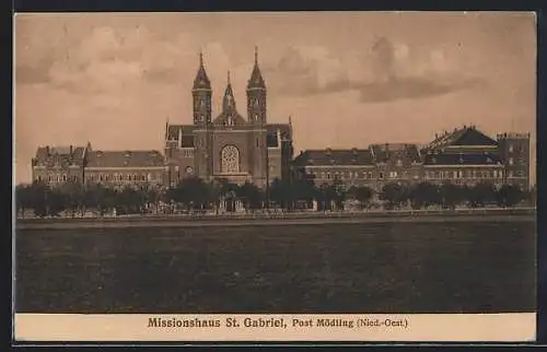 AK Mödling /Nied.-Oest., Missionshaus St. Gabriel