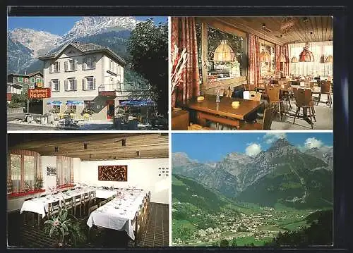 AK Engelberg, Restaurant Heimat, Innenansichten