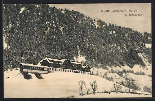 AK St. Veit im Pongau, Heilstätte Grafenhof im Winter