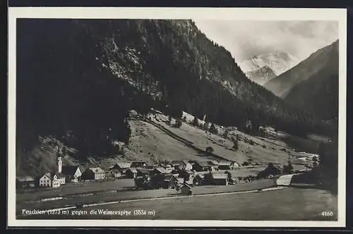 AK Feichten /Tirol, Teilansicht gegen die Weisseespitze