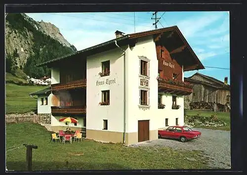 AK Pettneu am Arlberg, Schnann, Frühstückspension Haus Tyrol von Hermann Scherl