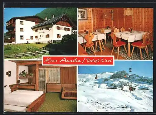 AK Ischgl /Paznauntal /Tirol, Hotel Haus Arnika, Innenansichten