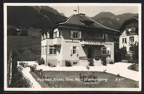 AK Fulpmes /Stubai, Hotel Haus Starkenburg