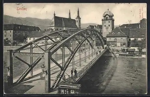 AK Leoben, Kirche mit Brücke