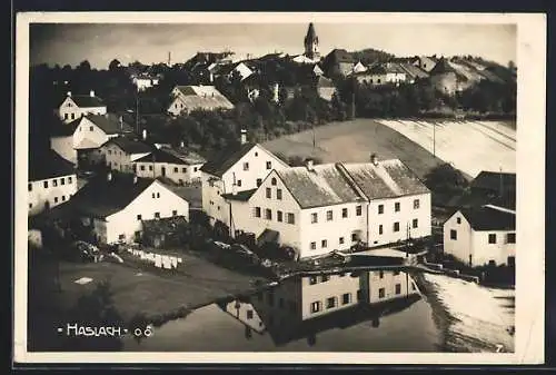 AK Haslach, Blick über die Dächer der Stadt