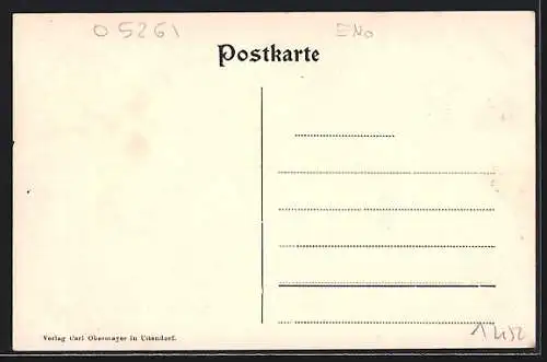 AK Uttendorf /Ob.-Oest., Teilansicht mit Kirche