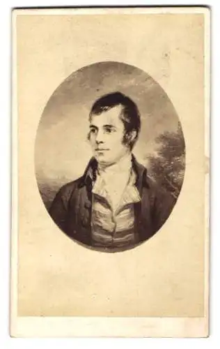 Fotografie W. Greenoak Patterson, Edinburgh, North College St. 4, Porträt Dichter Robert Burns