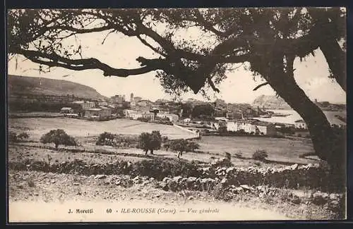 AK Île-Rousse, Corse, Vue générale