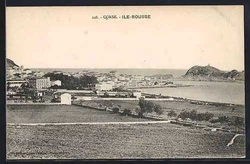 AK Ile-Rousse, Blick auf die Stadt und Küste