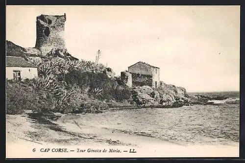 AK Méria /Cap Corse, Tour Génoise