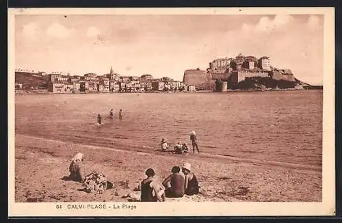 AK Calvi-Plage, La Plage