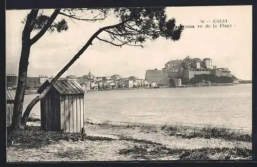 AK Calvi, Panorama vu de la Plage