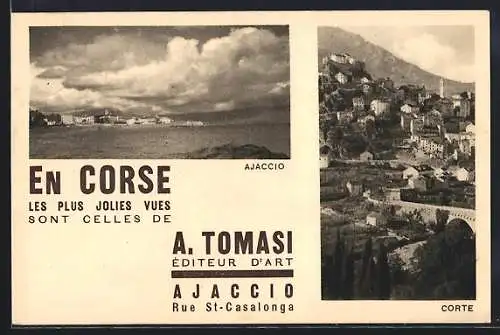 AK Ajaccio, Panorama, Corte